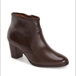 Jack Rogers Dark Brown Leather Booties